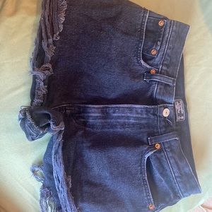 Abercrombie high rise short black